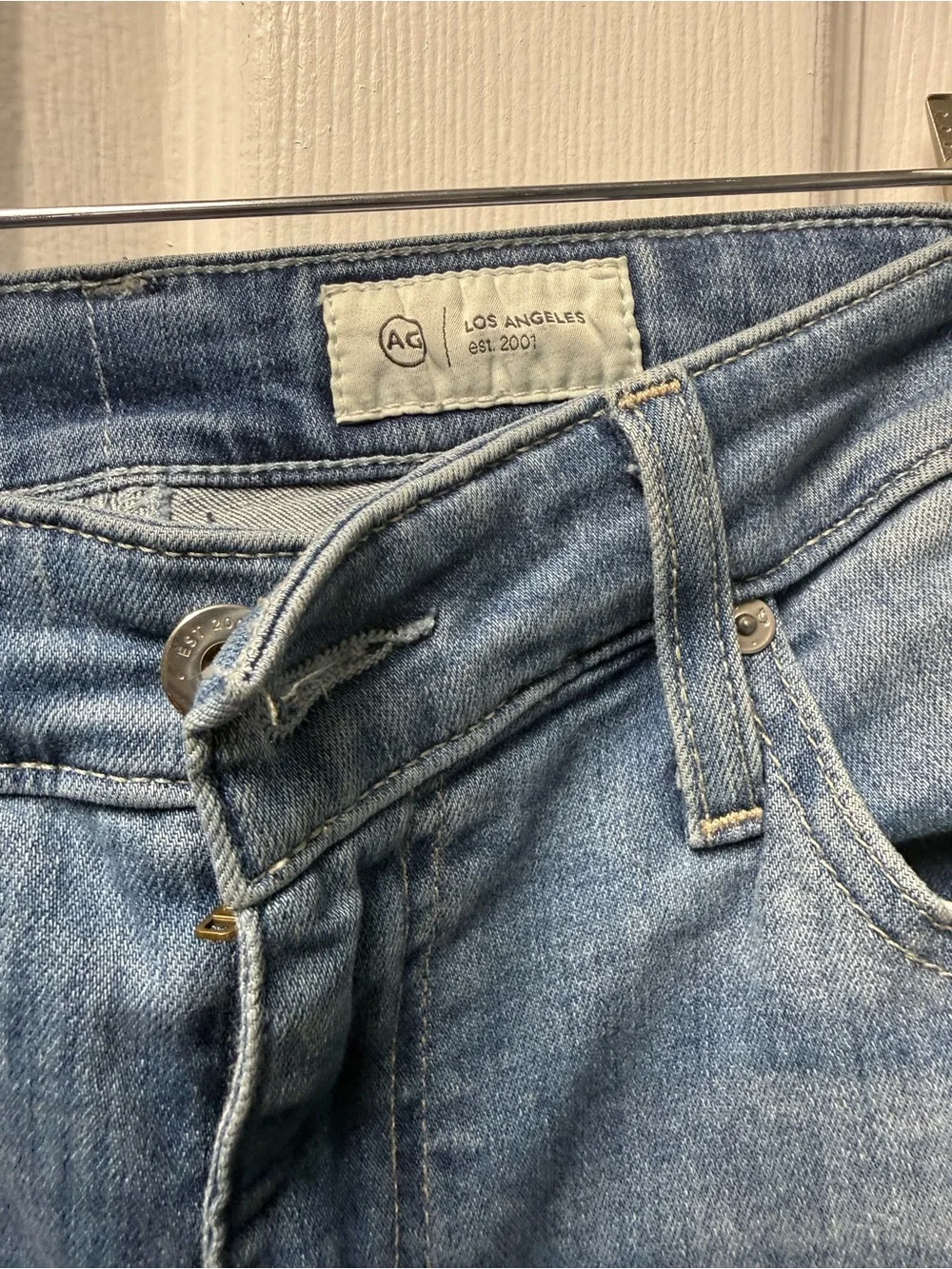 AG Adriano Goldschmied Light Blue Denim Jeans